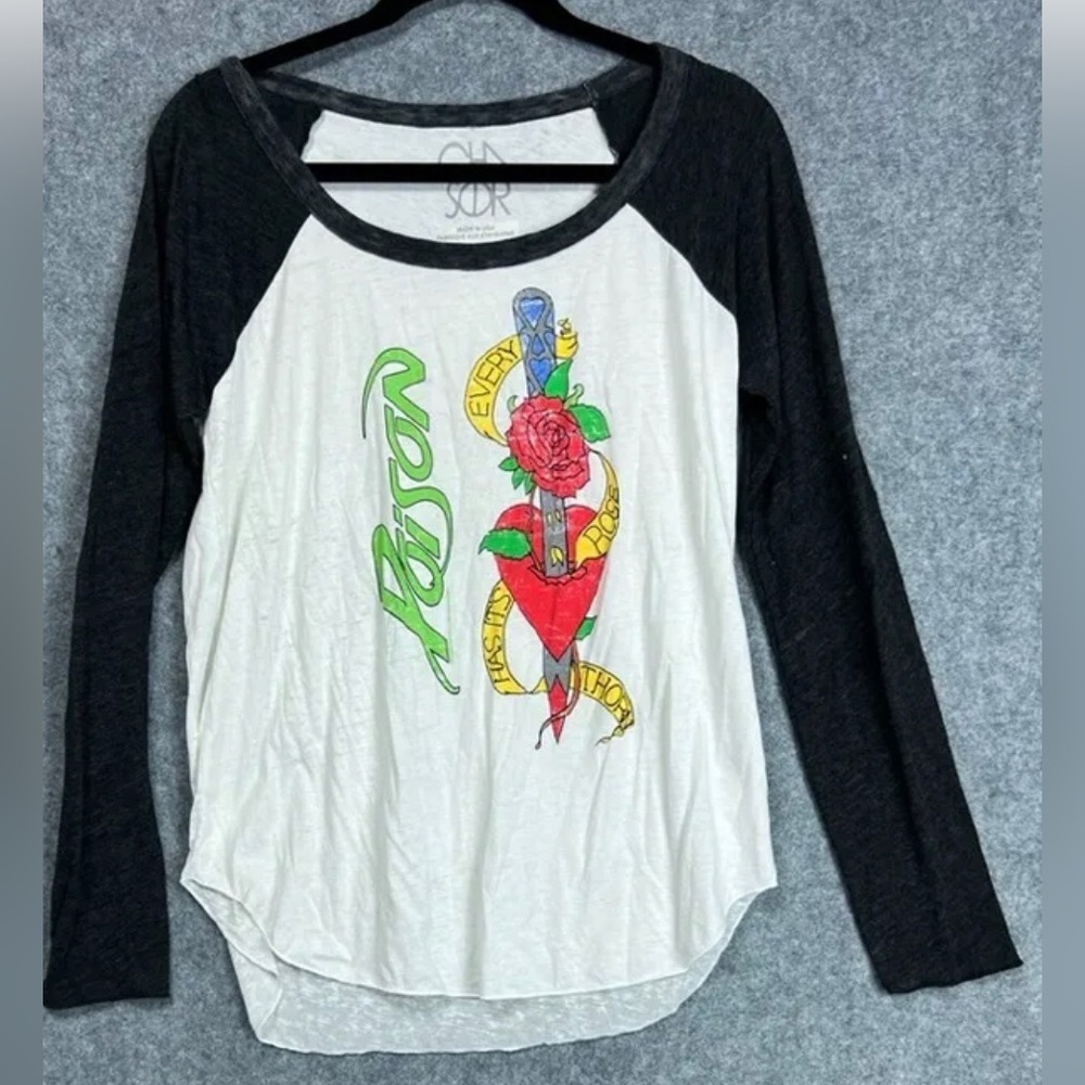 NWT Chaser Revolve  Poison  Long Sleeve Med T-Shirt